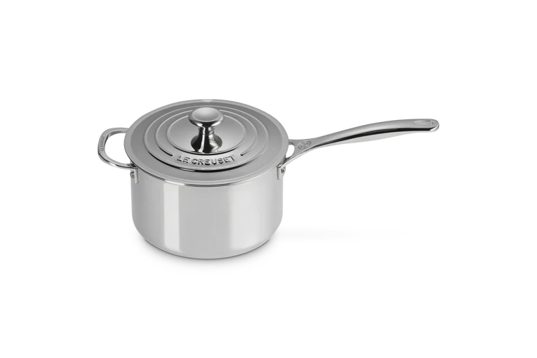 Le Creuset Signature 3-ply 3-piece Saucepan Set - Stainless Steel | 54811000010001