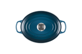 Le Creuset Signature 27cm Cast Iron Oval Casserole - Deep Teal | 21178276724430