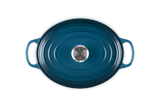 Le Creuset Signature 29cm Cast Iron Oval Casserole - Deep Teal | 21178296422430