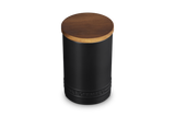 Le Creuset 770ml Stoneware Signature Storage Jar  - Satin Black | 70819770000099