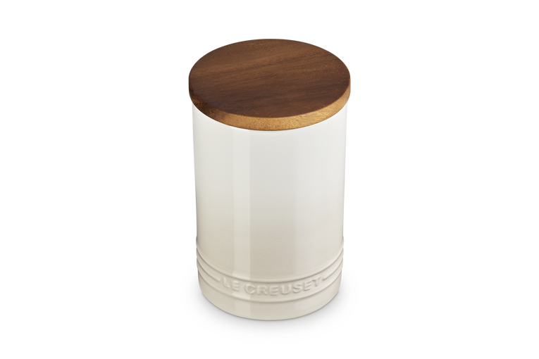 Le Creuset 770ml Stoneware Signature Storage Jar  - Meringue | 70819777160099