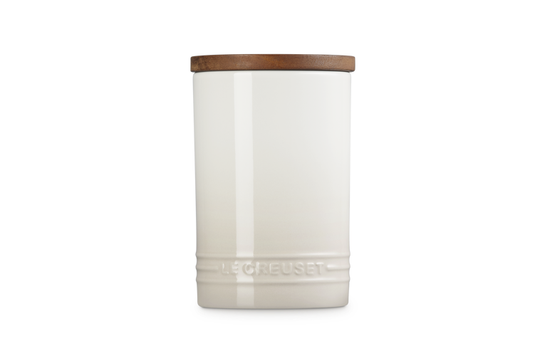 Le Creuset 770ml Stoneware Signature Storage Jar  - Meringue | 70819777160099