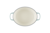 Le Creuset Signature 27cm Cast Iron Oval Casserole - Sea Salt | 21178277174430