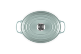 Le Creuset Signature 27cm Cast Iron Oval Casserole - Sea Salt | 21178277174430