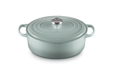 Le Creuset Signature 29cm Cast Iron Oval Casserole - Sea Salt | 21178297174430