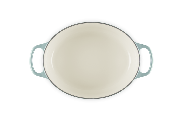 Le Creuset Signature 29cm Cast Iron Oval Casserole - Sea Salt | 21178297174430