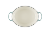 Le Creuset Signature 29cm Cast Iron Oval Casserole - Sea Salt | 21178297174430