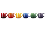 Le Creuset 320ml Stoneware Rainbow Set of 6 Coupe Mugs | 89178005219003