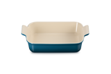 Le Creuset 26cm Stoneware Heritage Rectangular Dish - Deep Teal | 71102266420001