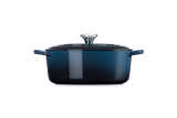 Le Creuset Signature 27cm Cast Iron Oval Casserole - Nuit | 21178271294475