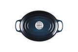 Le Creuset Signature 27cm Cast Iron Oval Casserole - Nuit | 21178271294475