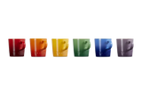 Le Creuset 320ml Stoneware Rainbow Set of 6 Espresso Mugs | 79114105219030
