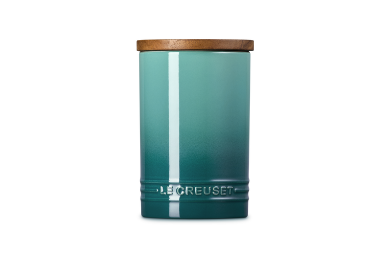 Le Creuset 770ml Stoneware Signature Storage Jar  - Bleu Riviera | 70819770990099