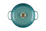 Le Creuset Signature 26cm Cast Iron Shallow Casserole - Bleu Riviera | 21180260994450