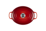 Le Creuset Signature 27cm Cast Iron Oval Casserole - Cerise | 21178270602430