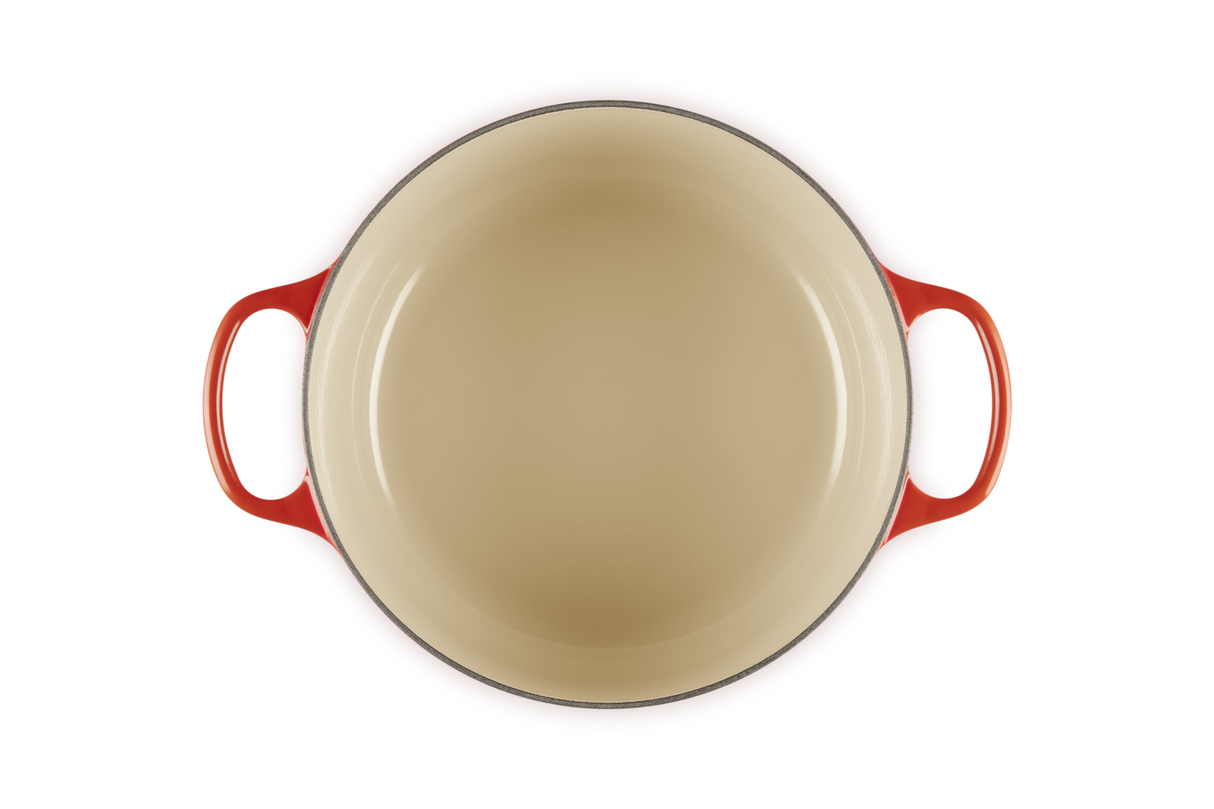 Le Creuset Signature 26cm Cast Iron Round Casserole - Cerise | 21177260602430