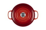 Le Creuset Signature 26cm Cast Iron Round Casserole - Cerise | 21177260602430
