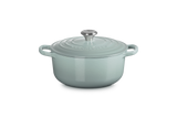 Le Creuset Signature 20cm Cast Iron Round Casserole - Sea Salt | 21177207174430
