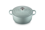 Le Creuset Signature 22cm Cast Iron Round Casserole - Sea Salt | 21177227174430