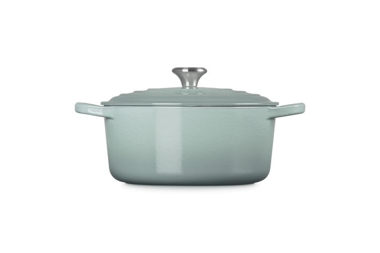 Le Creuset Signature 28cm Cast Iron Round Casserole - Sea Salt | 21177287174430