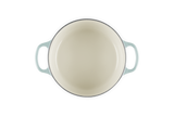 Le Creuset Signature 22cm Cast Iron Round Casserole - Sea Salt | 21177227174430