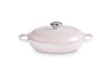 Le Creuset Signature 26cm Cast Iron Shallow Casserole - Shell Pink | 21180267774430