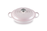 Le Creuset Signature 26cm Cast Iron Shallow Casserole - Shell Pink | 21180267774430