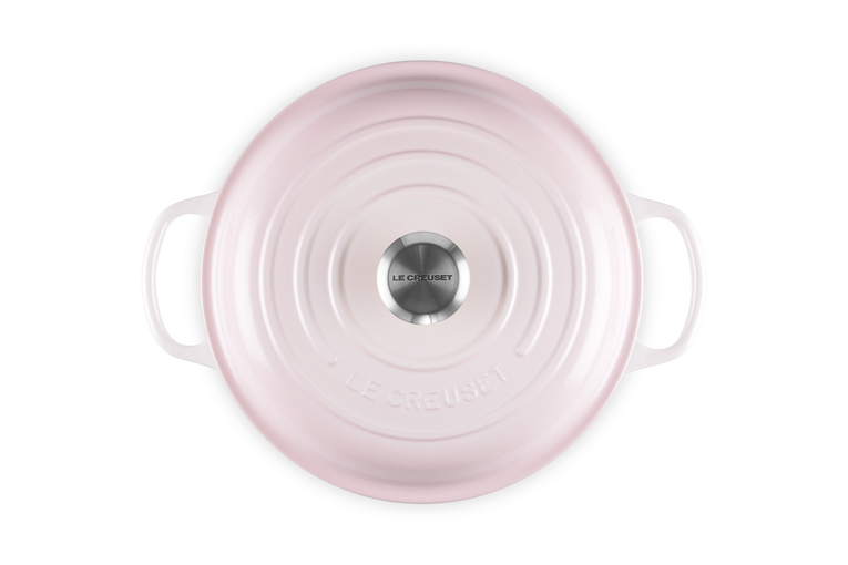 Le Creuset Signature 26cm Cast Iron Shallow Casserole - Shell Pink | 21180267774430