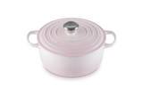 Le Creuset Signature 24cm Cast Iron Round Casserole - Shell Pink | 21177247774430