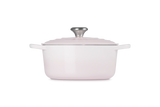 Le Creuset Signature 24cm Cast Iron Round Casserole - Shell Pink | 21177247774430