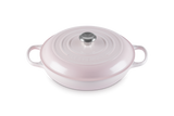 Le Creuset Signature 30cm Cast Iron Shallow Casserole - Shell Pink | 21180307774430