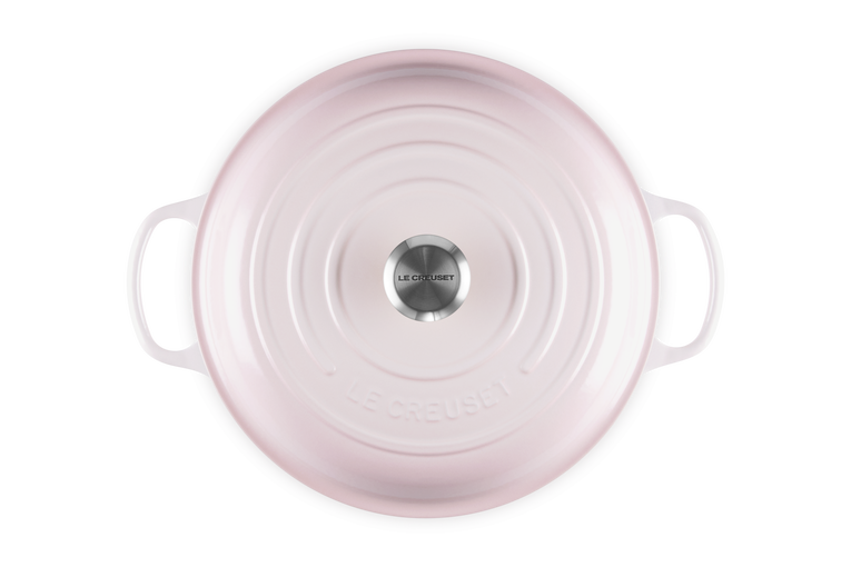Le Creuset Signature 30cm Cast Iron Shallow Casserole - Shell Pink | 21180307774430
