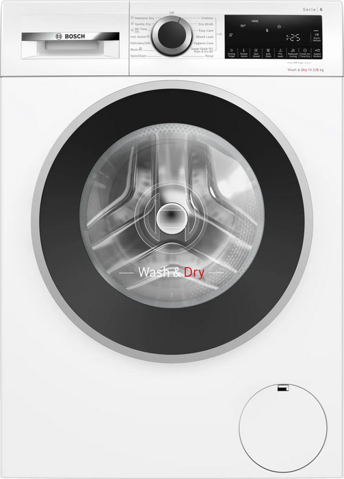 Bosch Series 6 10.5kg&6kg Washer Dryer White WNG25401GB