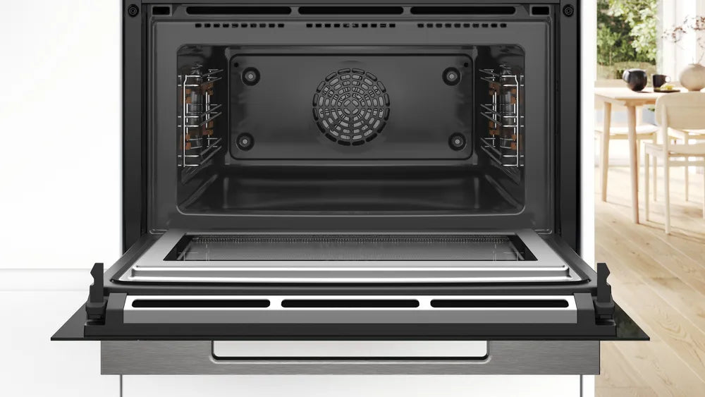 Bosch Series 8 Combi Oven with Microwave Black CMG7761B1B