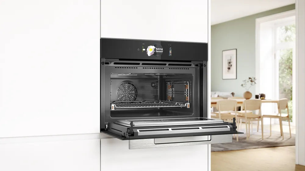 Bosch Series 8 Combi Oven with Microwave Black CMG778NB1