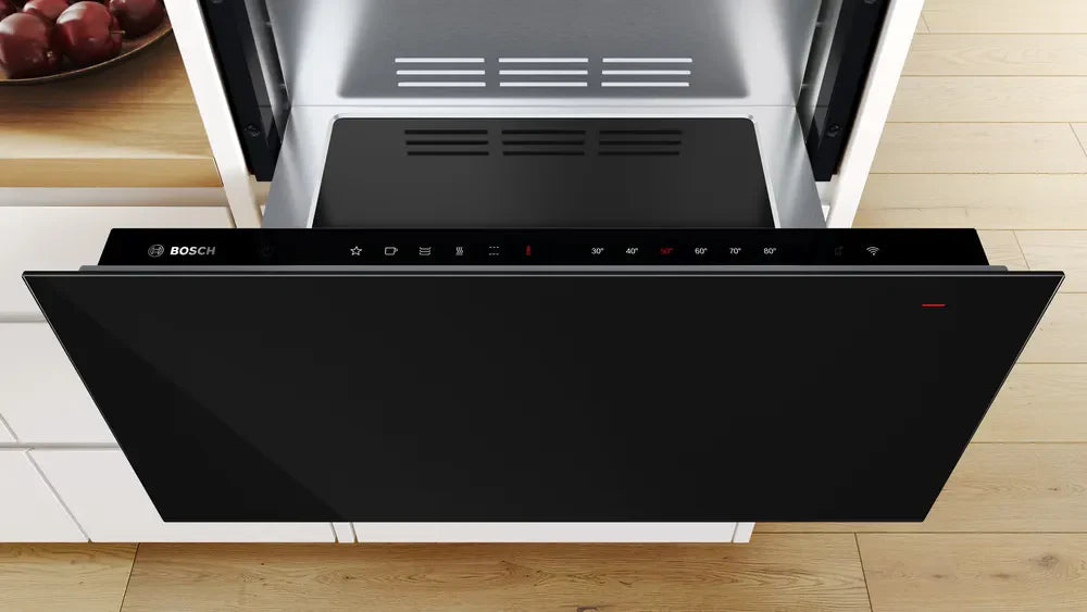 Bosch Series 8 29cm Warming Drawer Black