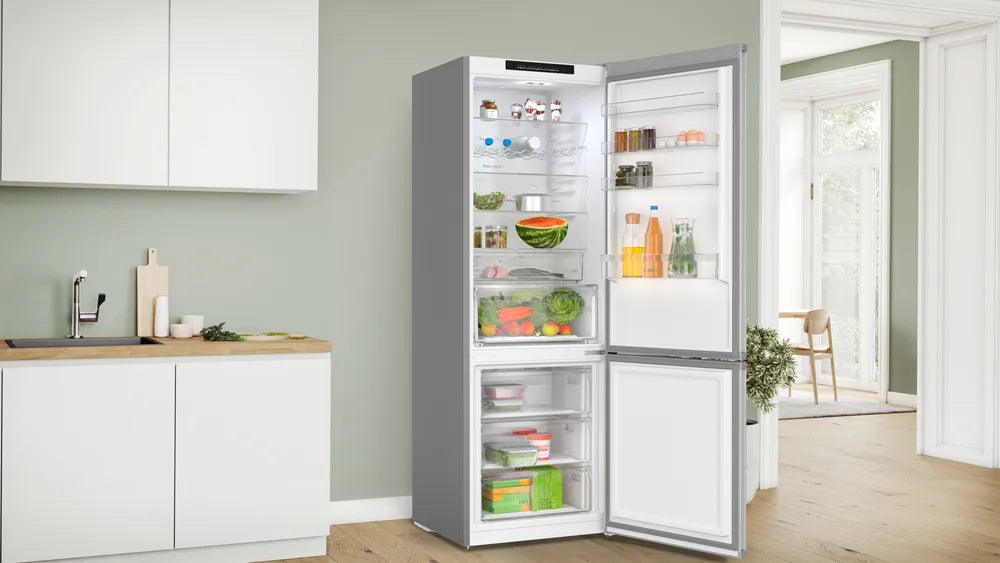 Bosch Series 4 70:30 Fridge Freezer Stainless Steel KGN492LDFG