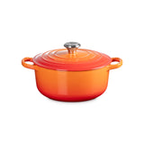 Le Creuset Signature 20cm Cast Iron Round Casserole - Volcanic | 21177200902430