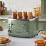 Russell Hobbs Stylevia 4 Slice Toaster Sage - Green | 26294