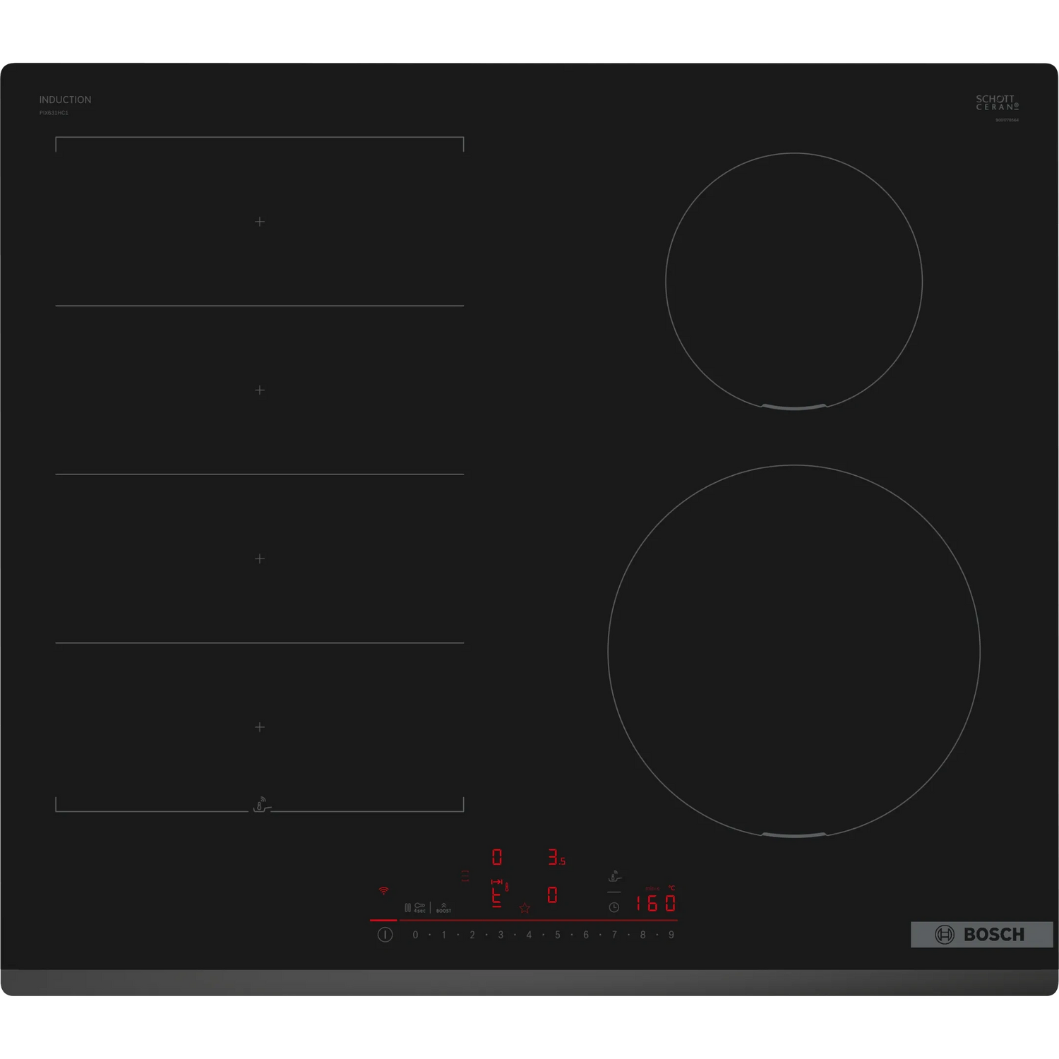 Bosch Series 6 80cm Flex Induction Hob | PIX631HC1E