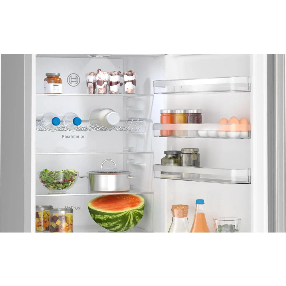 Bosch Series 4 Fridge Freezer Stainless Steel A Rated KGN392LAFG