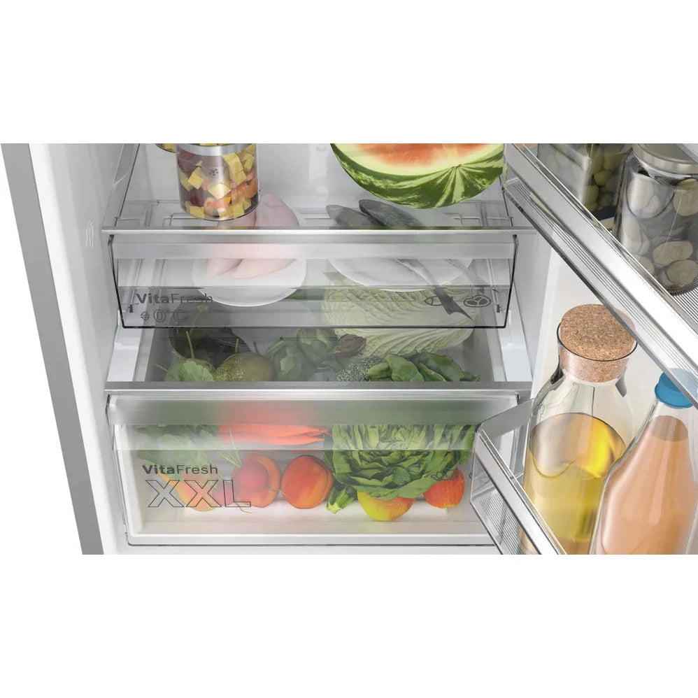 Bosch Series 4 Fridge Freezer Stainless Steel A Rated KGN392LAFG