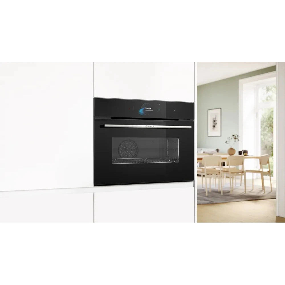 Bosch Series 8 Full Steam Combi Oven Black CSG7584B1