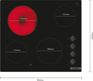 Bosch Series 2 Electric hob 60 cm | PKE611CA3E