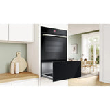 Bosch Series 8 29cm Warming Drawer Black BID7101B1B