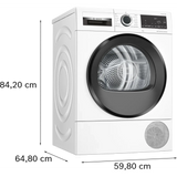 Bosch Series 6 9kg Heat Pump Dryer White WQG245A0GB