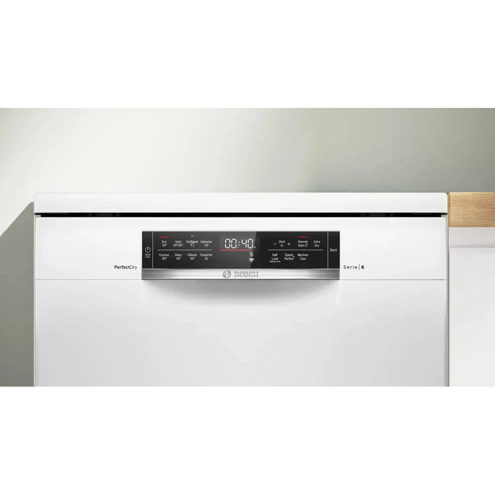Bosch Series 6 Dishwasher White A Rated SMS6TCW01G