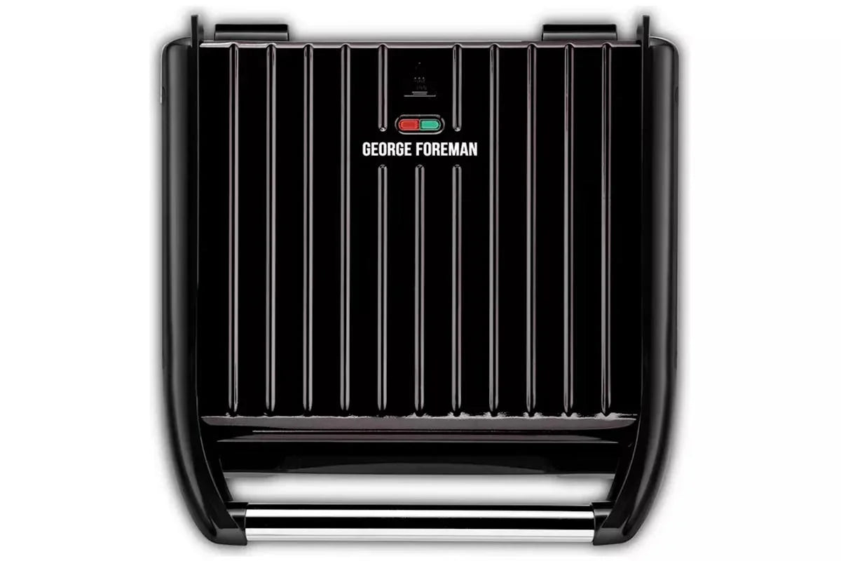 George Foreman Steel Large Grill - Black | 25052