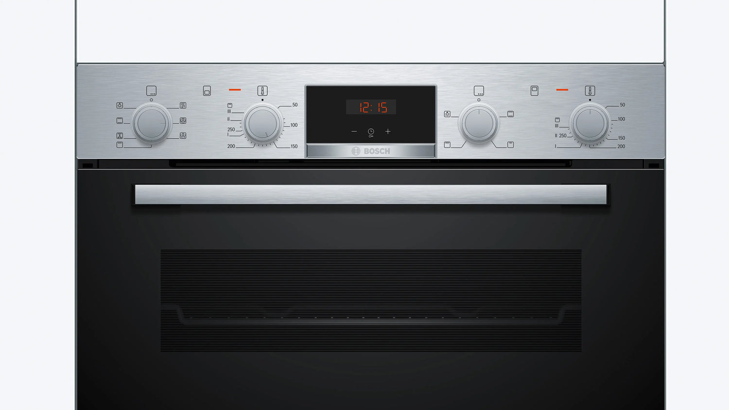 Bosch Series 4 60cm Built In Double Oven - Stainless Steel | MBA533BS3B