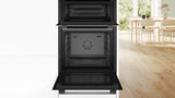 Bosch Series 4 60cm Built In Double Oven - Stainless Steel | MBA533BS3B